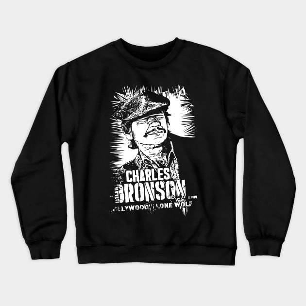 Charles Bronson Crewneck Sweatshirt by ArtMofid